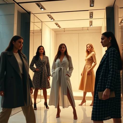 Captura de pantalla de un video de marketing para la Boutique de Moda Elegancia, con modelos luciendo las ültimas tendencias.