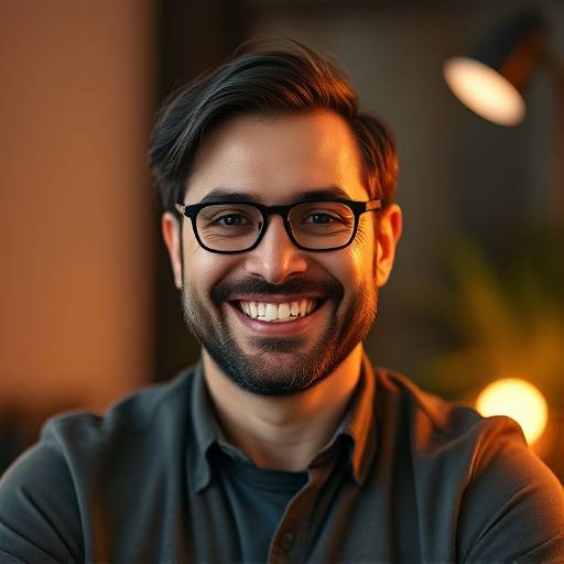 Captura de pantalla de un video testimonial de un cliente satisfecho, hablando sobre los beneficios de usar el producto.